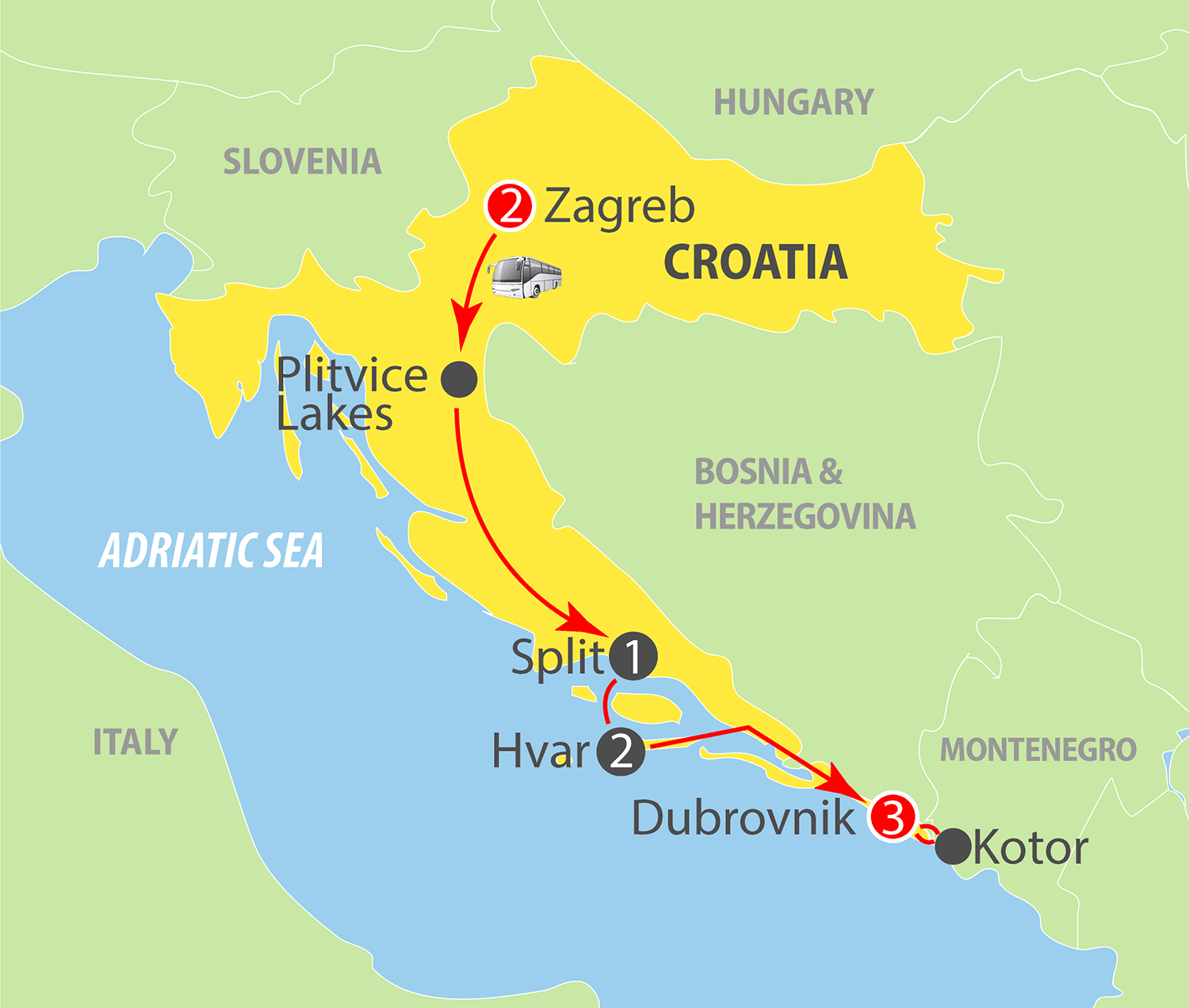 Croatia Express | Adriatic Travel Inc.